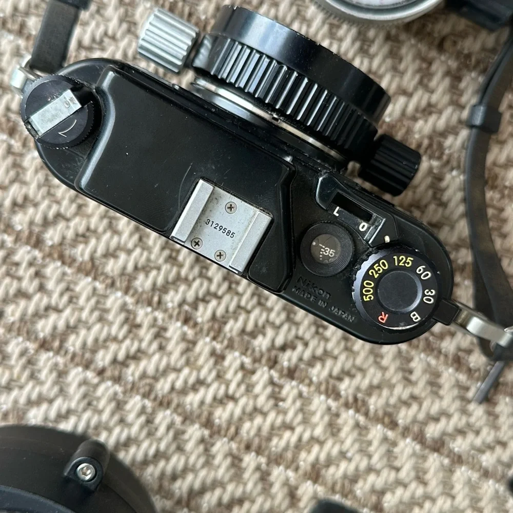 Lot of Nikonos underwater film camera and lenses